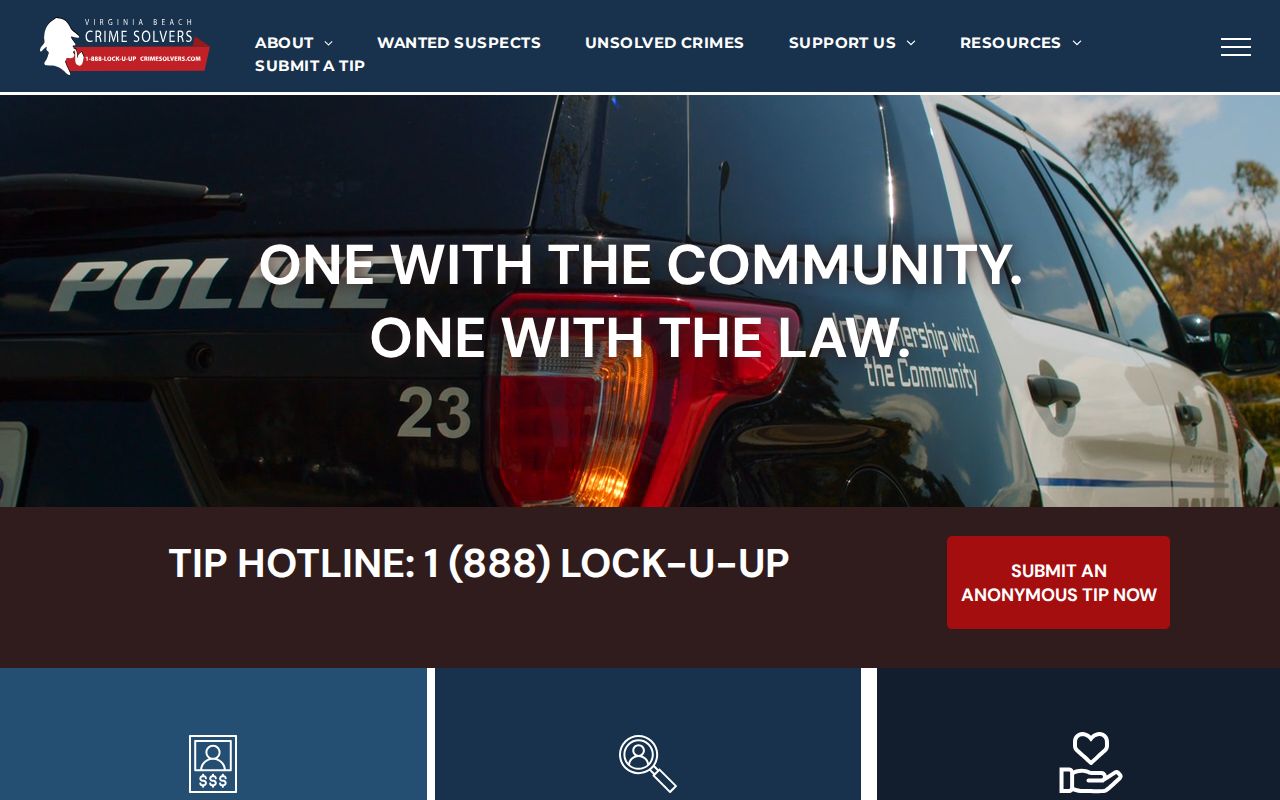 Virginia Beach City most wanted warrant information: Crime Solvers official program page